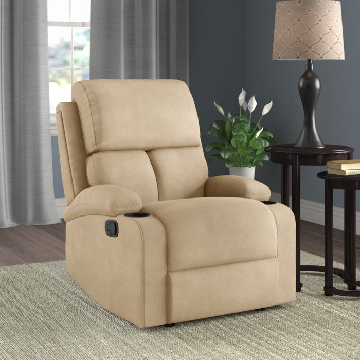 Lark Manor Kingsdown Upholstered Recliner & Reviews Wayfair